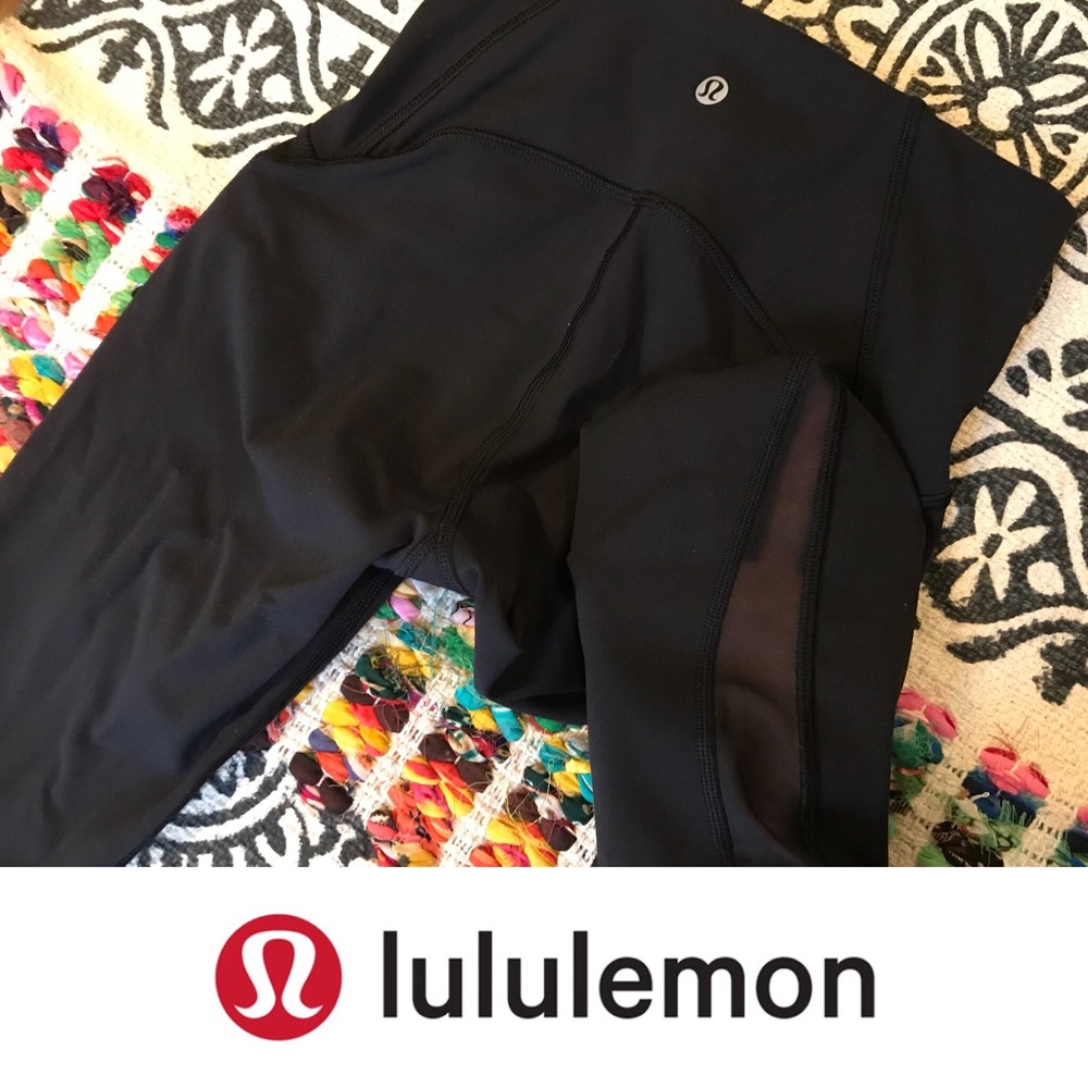 Lululemon crop leggings size 4